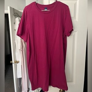 Women's Pink T-Shirt dress